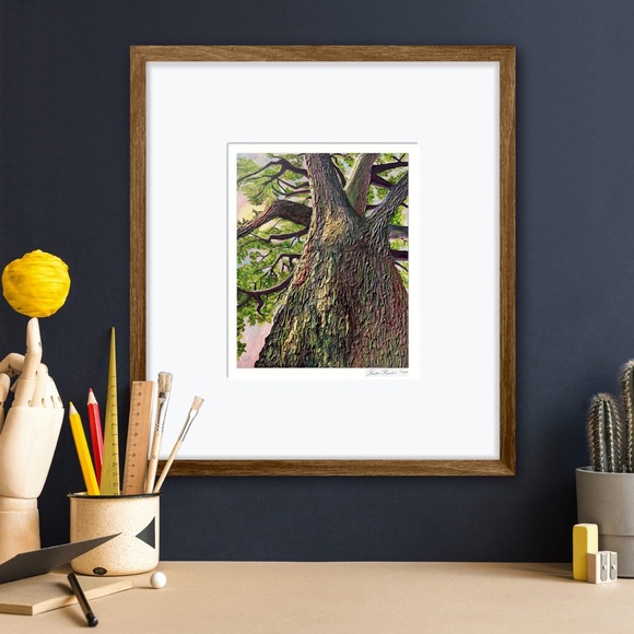 ‘Grounded’ Limited Edition Glicée Fine Art Print Unframed Signed Nature Tree - Picture 7 of 8
